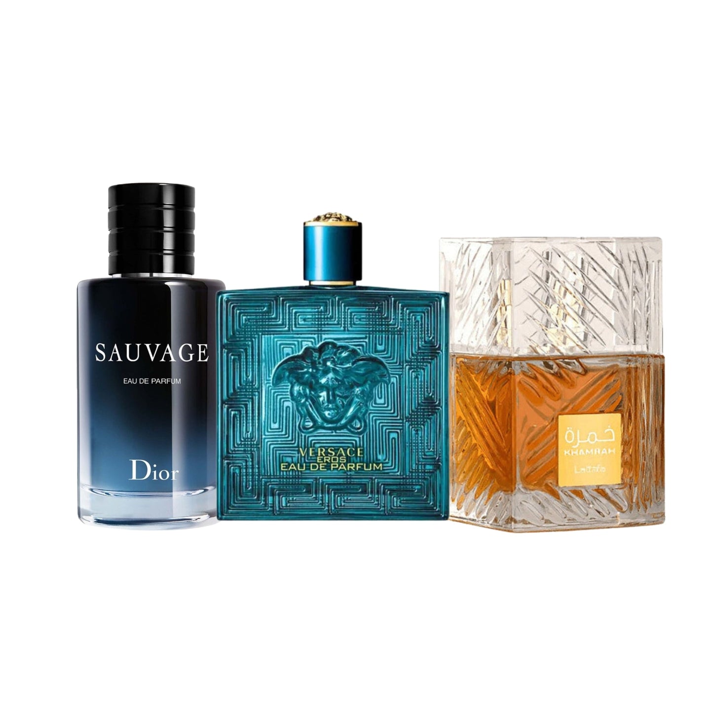 Sauvage+Versace eros+Khamrah