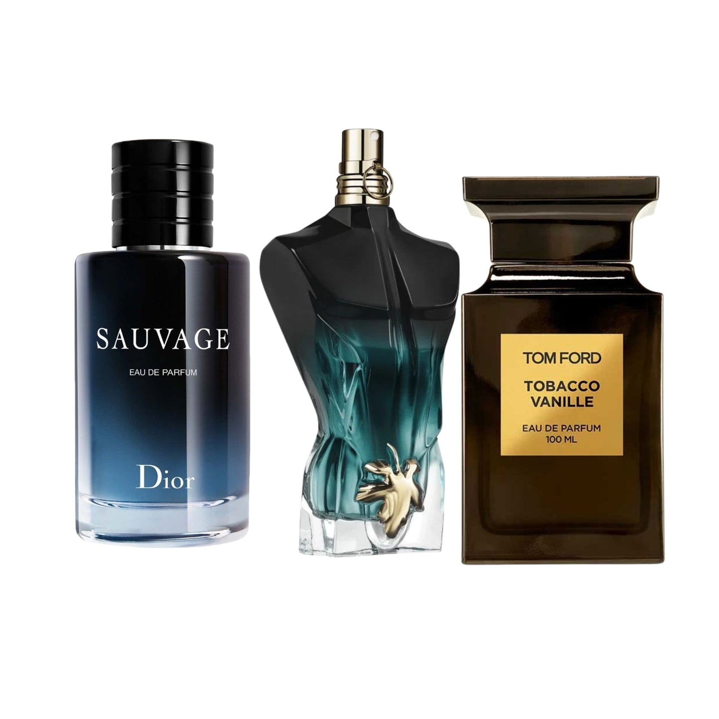 Sauvage + Jean Paul Le Beau +Tom Ford Tobbaco Vanille