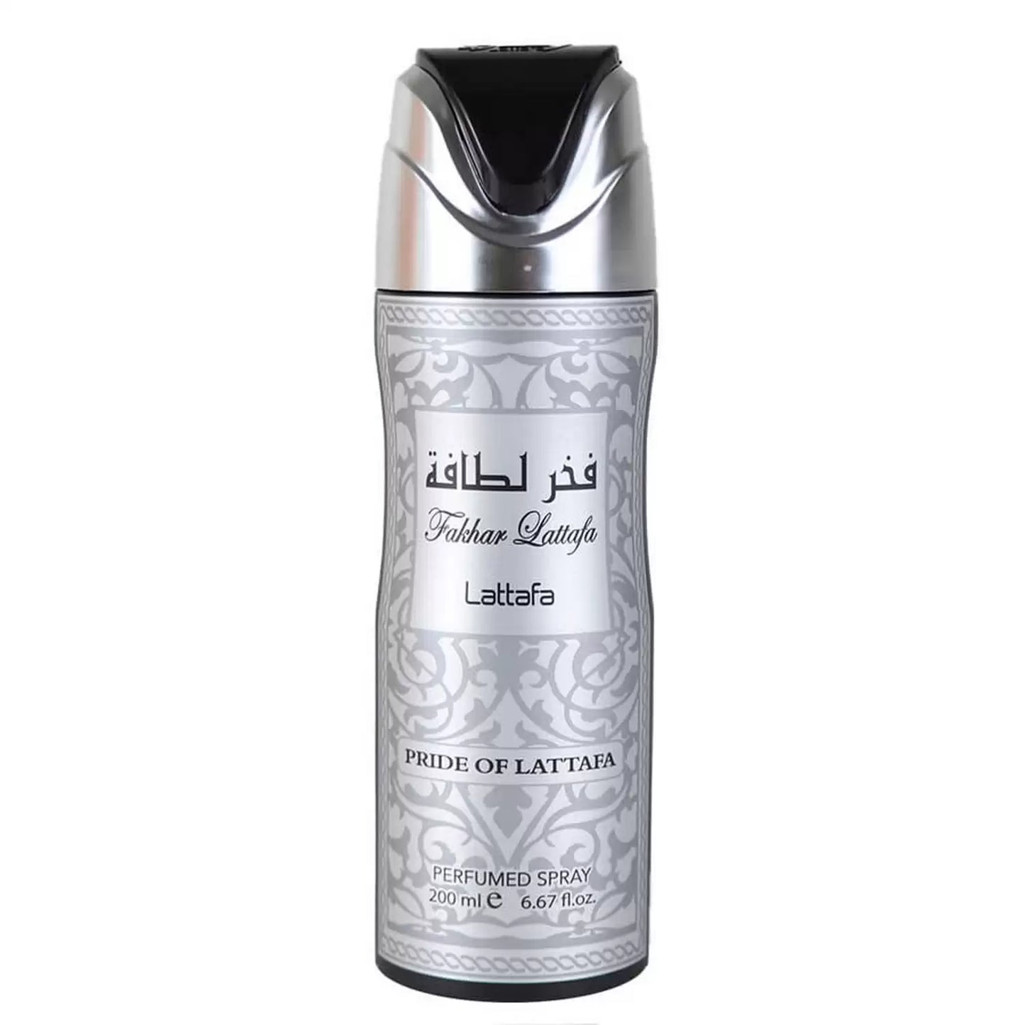 Fakhar Lattafa silver Body Spray original 200 ml - فخر لطافة سيلفر سبراي اوريجنال