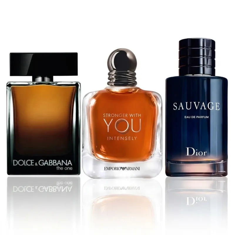 Dolce & Gabbana The One + Stronger With You Intensely + Sauvage