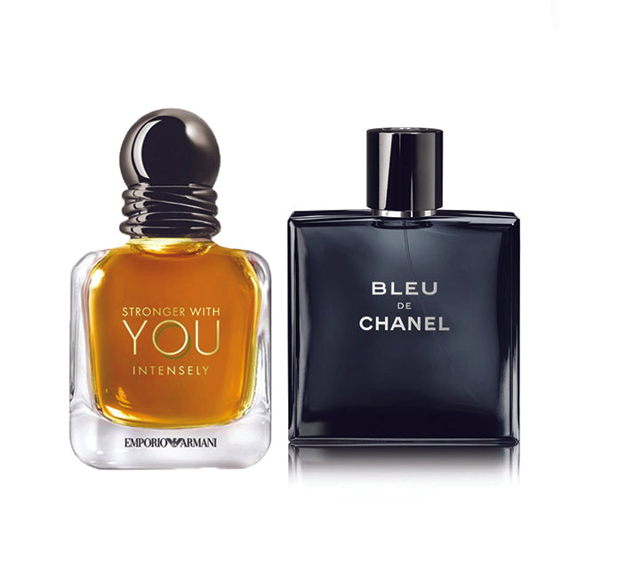 Blue de chanel +Stronger with you intensely