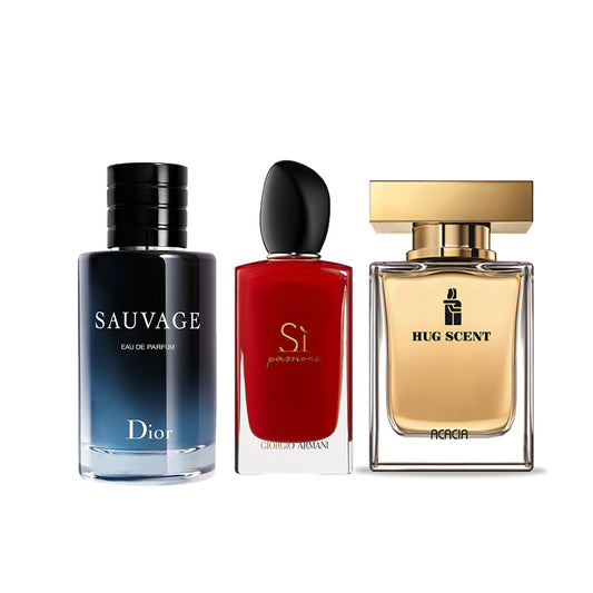 Sauvage+Si Passion red+Hug Scent