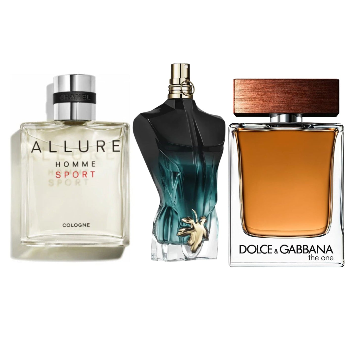 Allure Home Sport Cologne+Jean Paul Le Beau+Dolce Gabbana The One