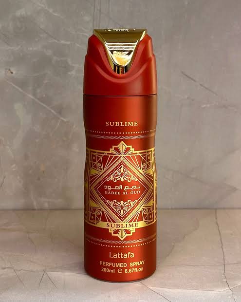 Badee Al Oud Sublime Body Spray original 200 ml - بديع العود سبراي اوريجنال