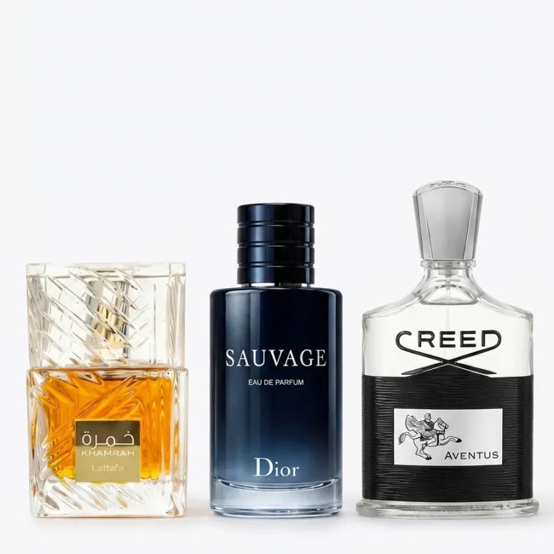 Khamrah + Sauvage + Creed Aventus